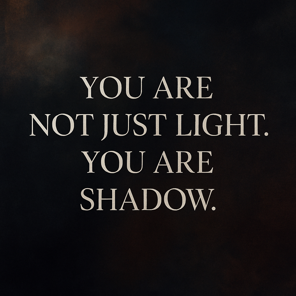 Wearing Shadow (An Ode to the unseen Self)